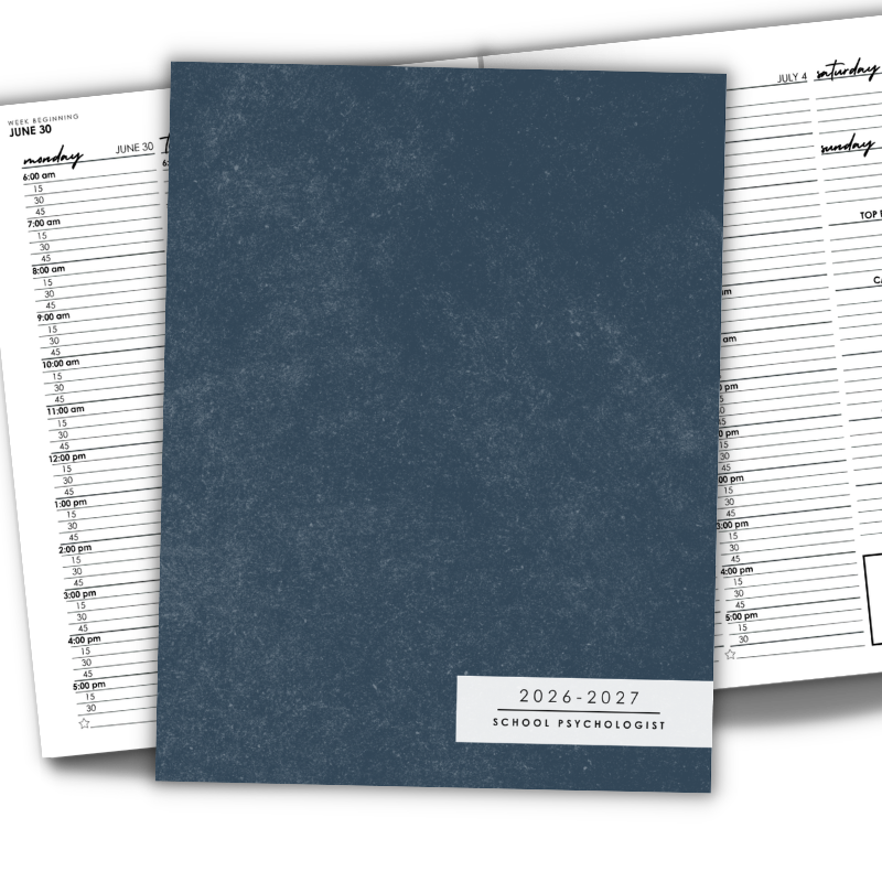 Navy Blue Textured planner cover