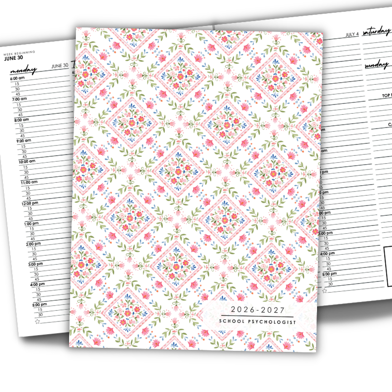 Coral Diamond Garden planner cover